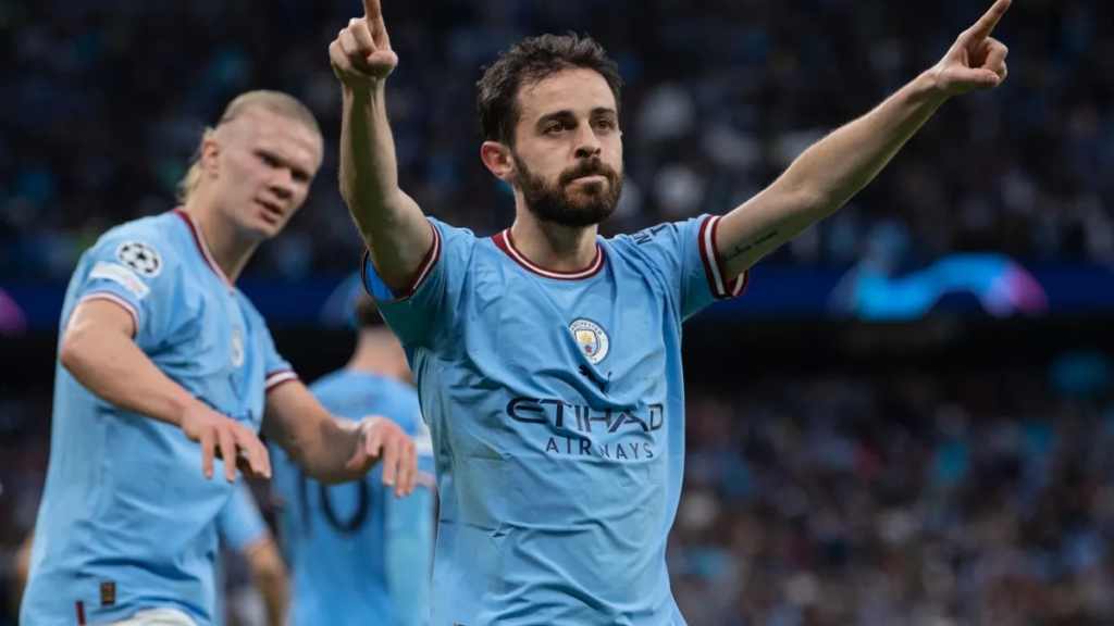 Bernardo Silva autor de dois gols que levaram o Manchester City a Final da Champions